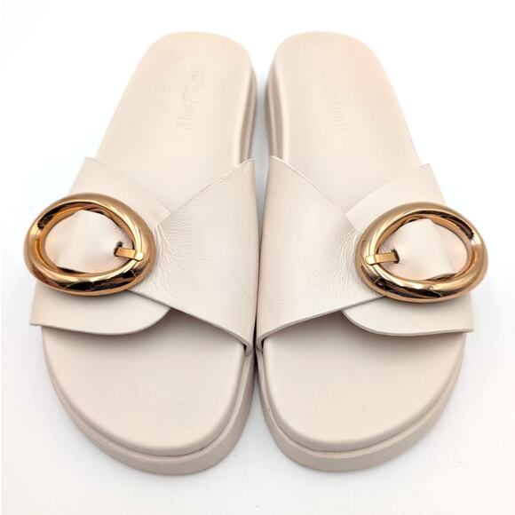 Steve Madden Mandie Slide Sandals Women's Bone Leather Size US8 EU38.5 - Picture 12 of 12